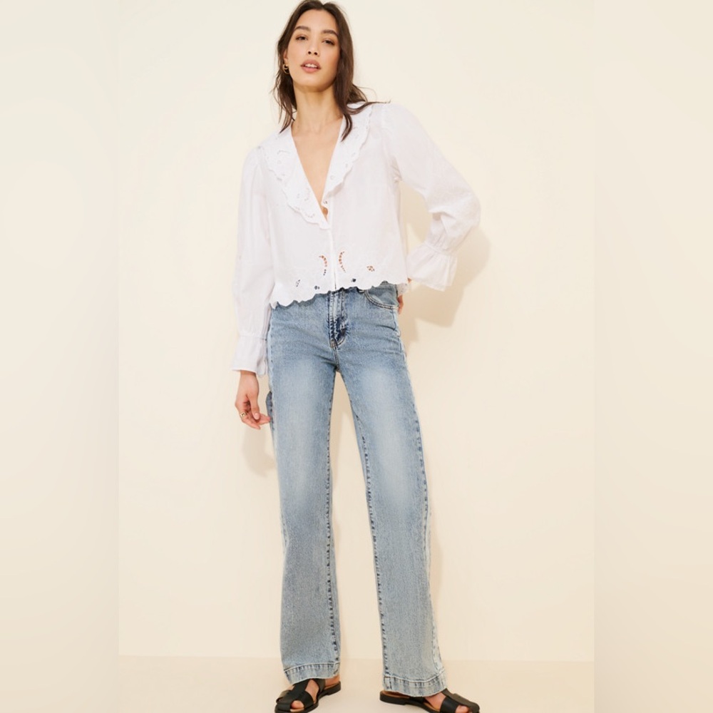NWT Habitual Colorblock Slouchy Straight Leg Jeans
